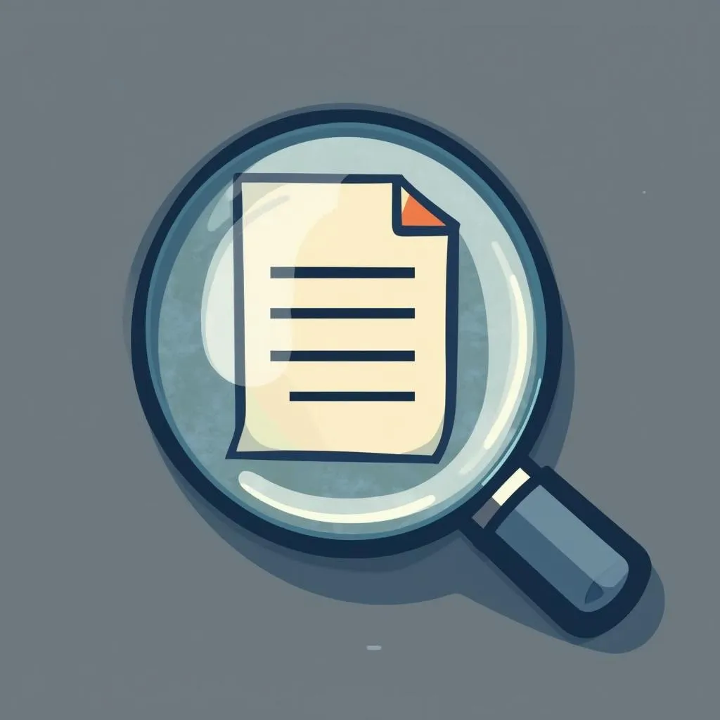 Icon representing clarity