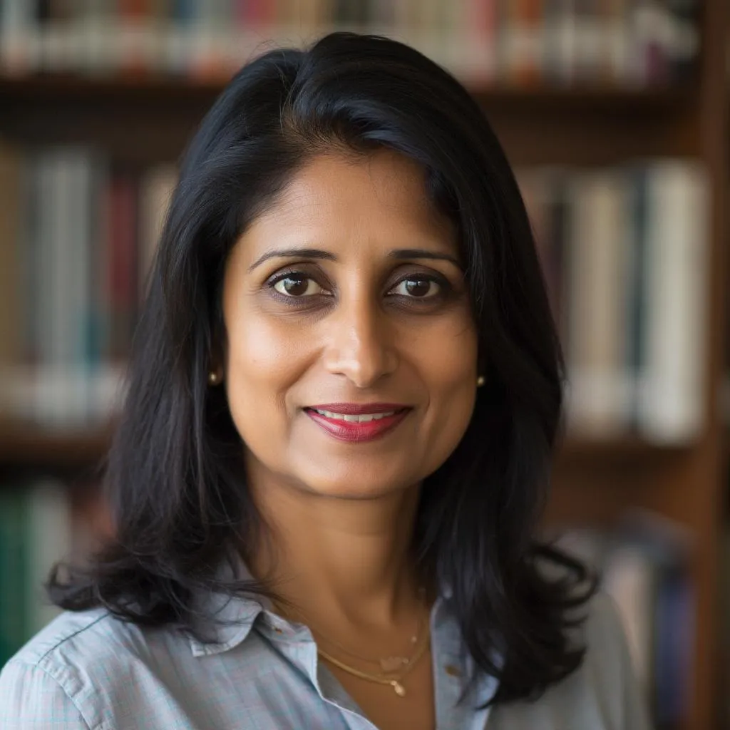 Portrait of Dr. Priya Sharma, Senior Process Analyst