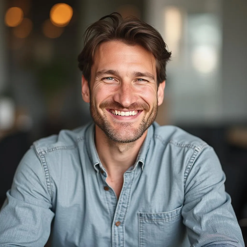 Portrait of Samuel Green, Head of Client Relations